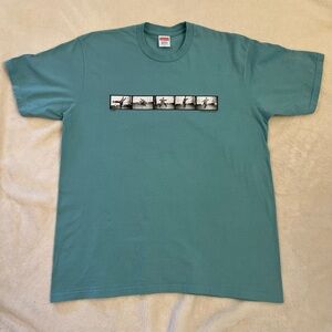 Supreme x Milford Graves "Bäbi" Tee - Dusty Blue - Size Large - Fall/Winter 22